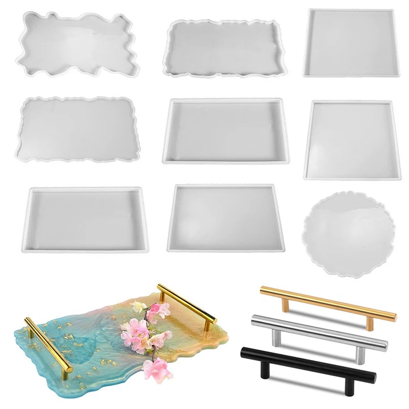 Resin Art Mold - Tray Epoxy Resin Silicone Mold DIY
