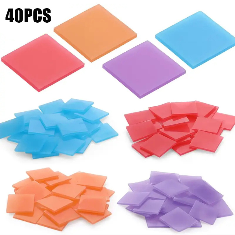 Resin Art Craft - 40Pcs Diamond Painting Wax Clay, Nail