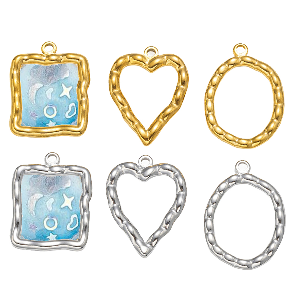 5pcs Stainless Steel Heart Rou - Resin Art Craft ulasan dan harga
