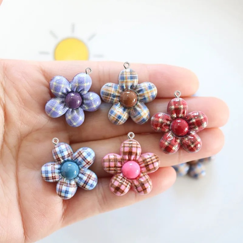 10Pcs Sweet Flower Planar Resi - Resin Art Craft ulasan dan harga