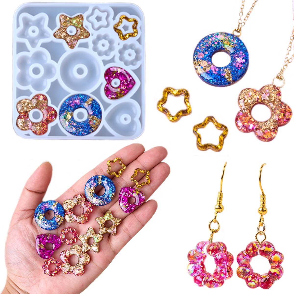 Multifuntional Jewelry Silicon - Resin Art Mold ulasan dan harga