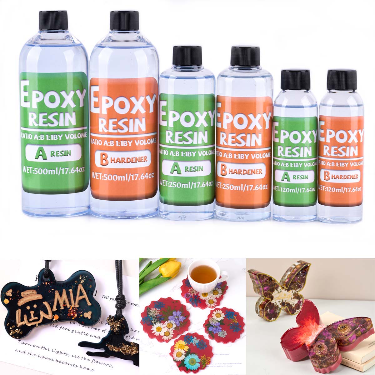 1:1 Ratio Epoxy Resin Kit Anti - Resin Art Mold ulasan dan harga