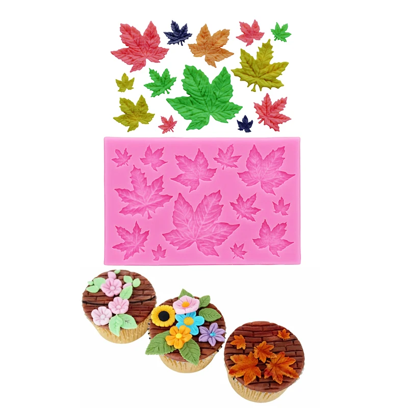 Gj-61 DIY leaf maple leaf sili - Resin Art Mold ulasan dan harga