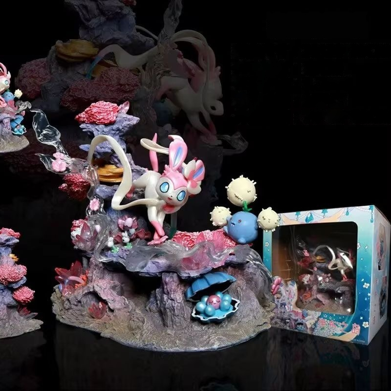 Gk Figure Sylveon Shroomish Cl - Resin Art Things ulasan dan harga