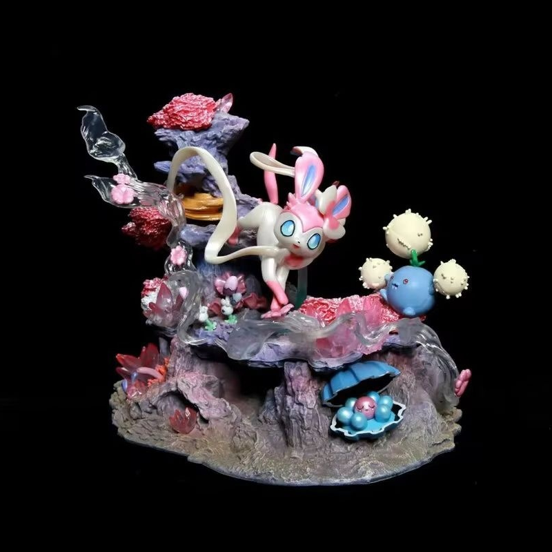 Gk Figure Sylveon Shroomish Cl - Resin Art Things ulasan dan harga