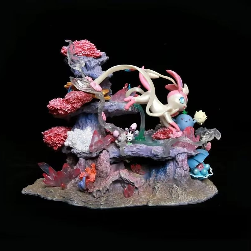 Gk Figure Sylveon Shroomish Cl - Resin Art Things ulasan dan harga