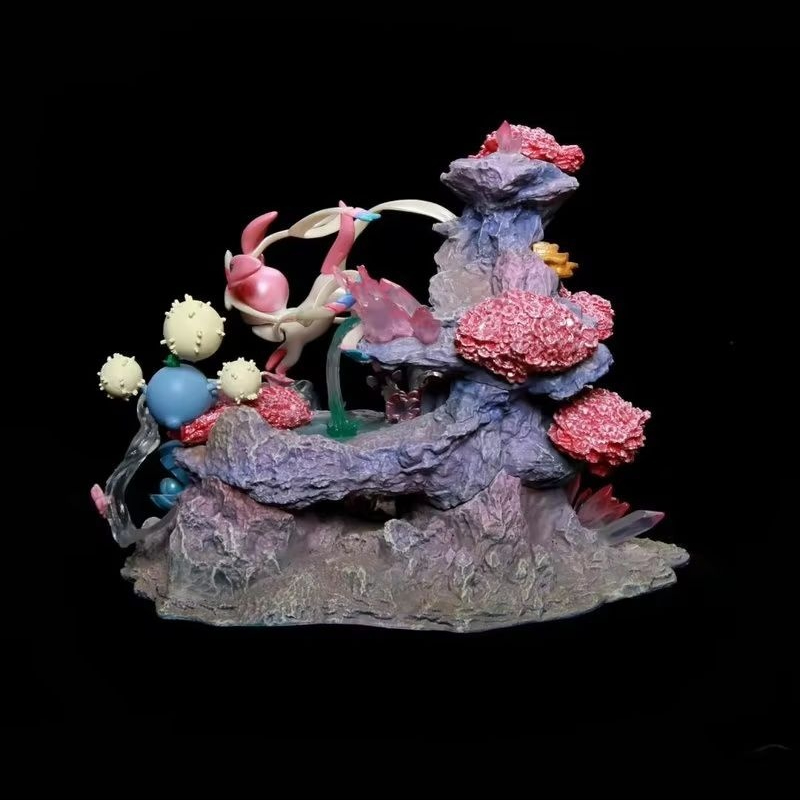 Gk Figure Sylveon Shroomish Cl - Resin Art Things ulasan dan harga