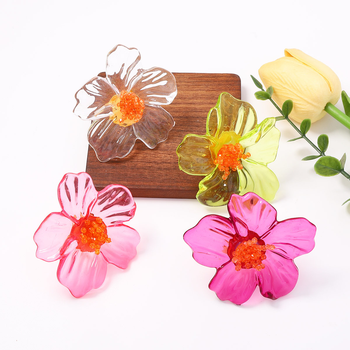 Sweet Cute Colorful Resin Flow - Resin Art Ring ulasan dan harga