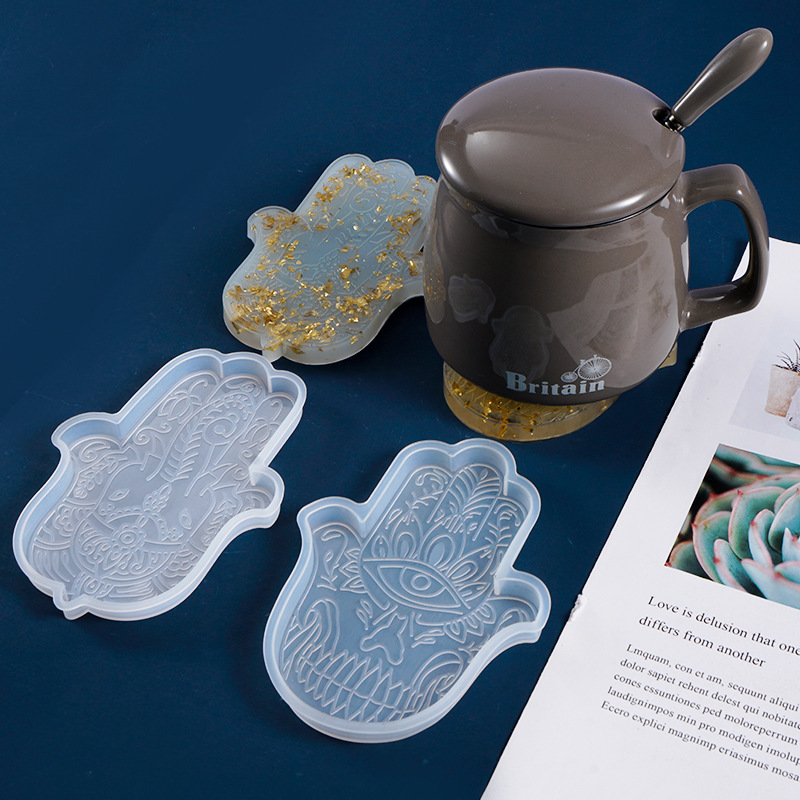 1 Pcs DIY Coaster Hand of Fati - Resin Art Mold ulasan dan harga