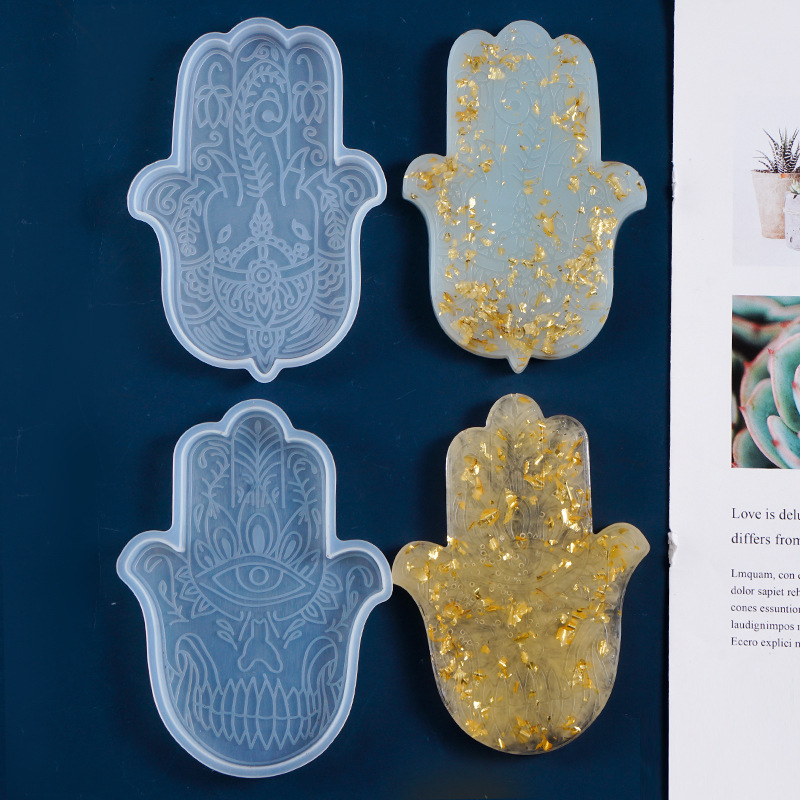 1 Pcs DIY Coaster Hand of Fati - Resin Art Mold ulasan dan harga