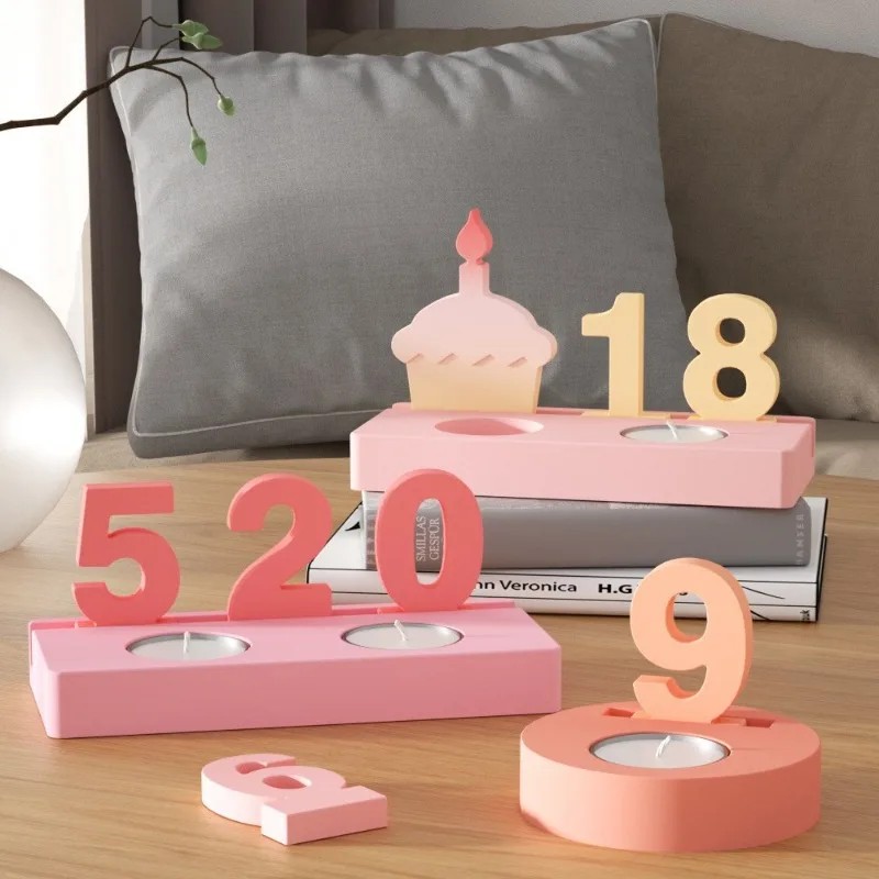 2pc Birthday Cake Silicones Mo - Resin Art Craft ulasan dan harga
