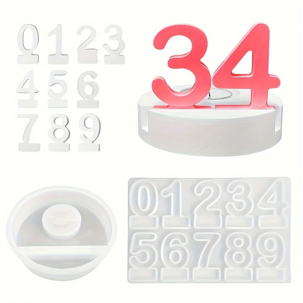 2pc Birthday Cake Silicones Mo - Resin Art Craft ulasan dan harga