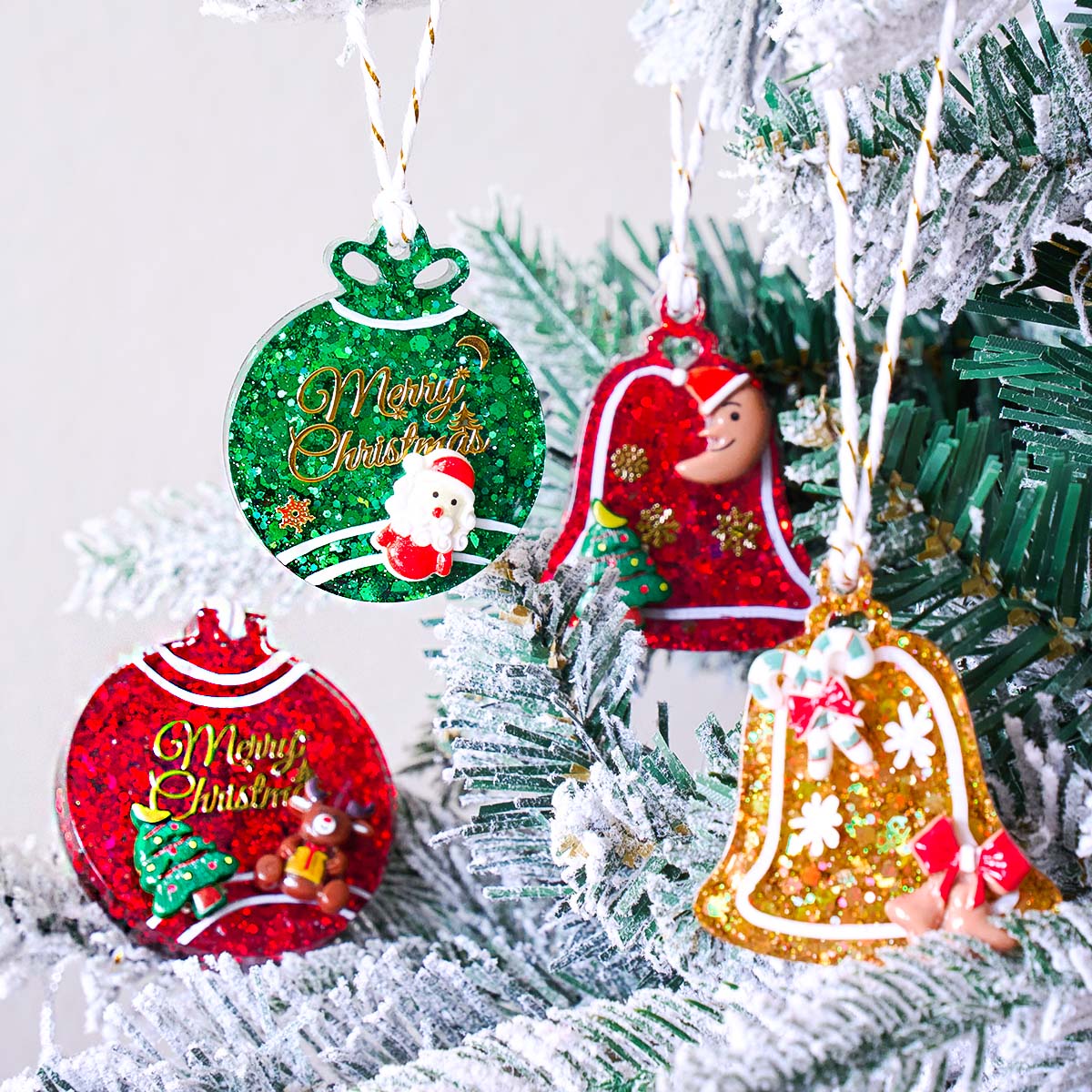 Xmas Tag Pendant Silicone Mold - Resin Art Mold ulasan dan harga
