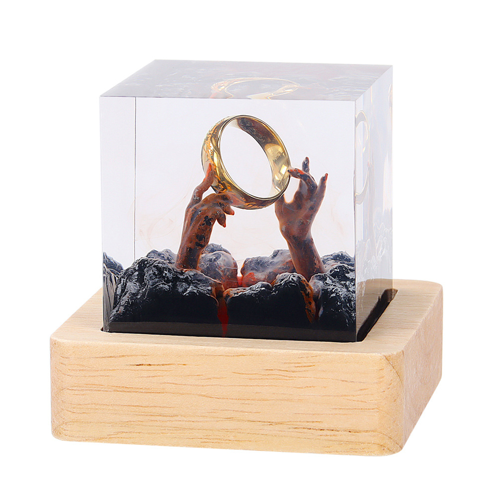Demon Realm Organism Resin Tab - Resin Art Ring ulasan dan harga