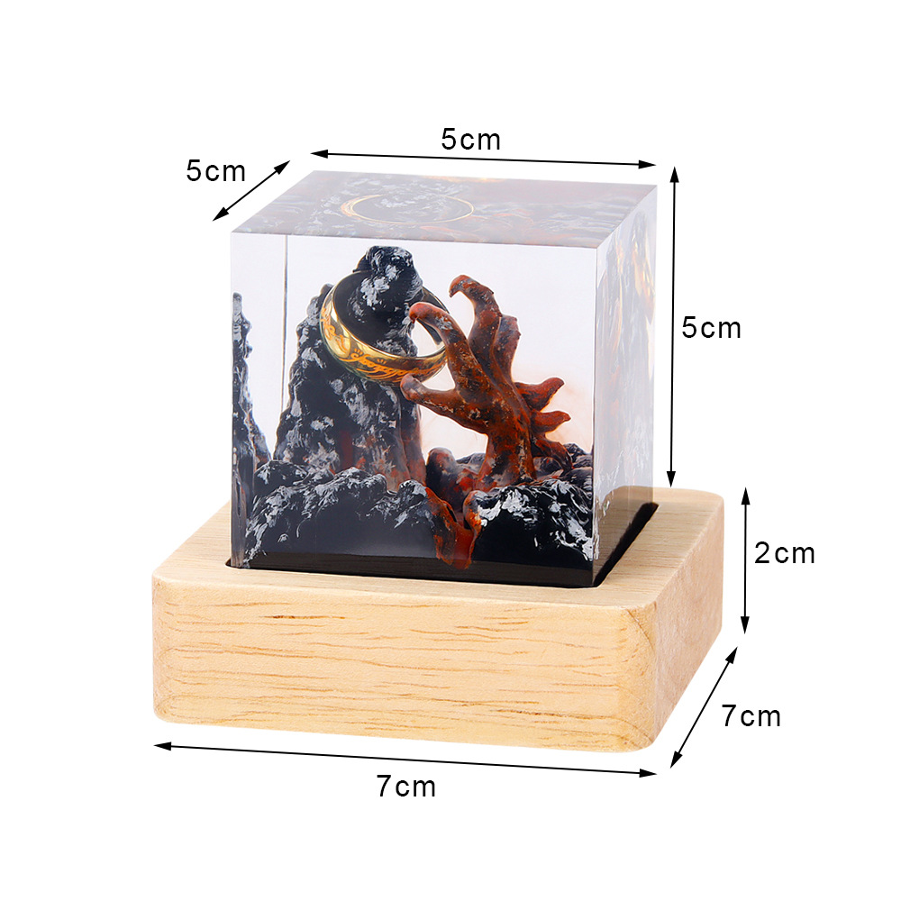 Demon Realm Organism Resin Tab - Resin Art Ring ulasan dan harga