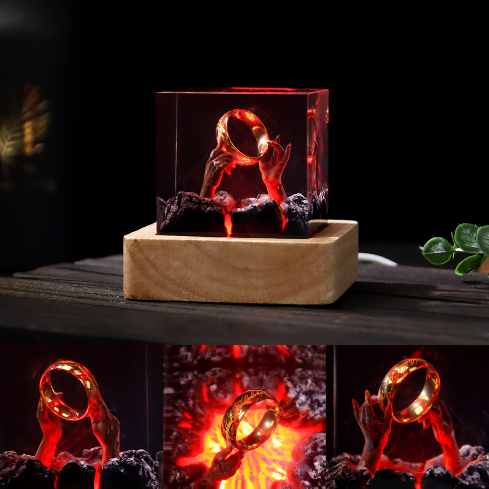 Demon Realm Organism Resin Tab - Resin Art Ring ulasan dan harga