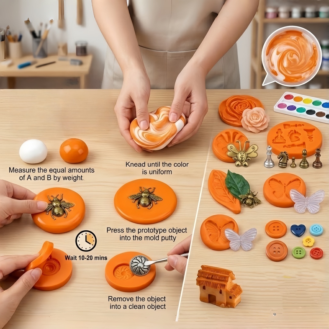 Silicone Putty DIY Crafting Se - Resin Art Craft ulasan dan harga