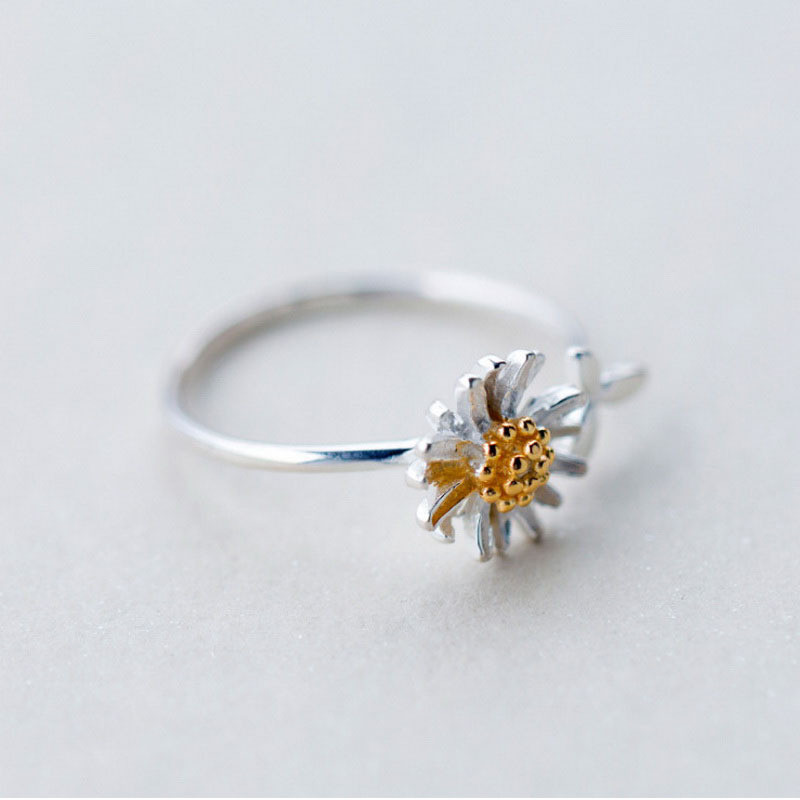 2021 New Spring White Enamel D - Resin Art Ring ulasan dan harga
