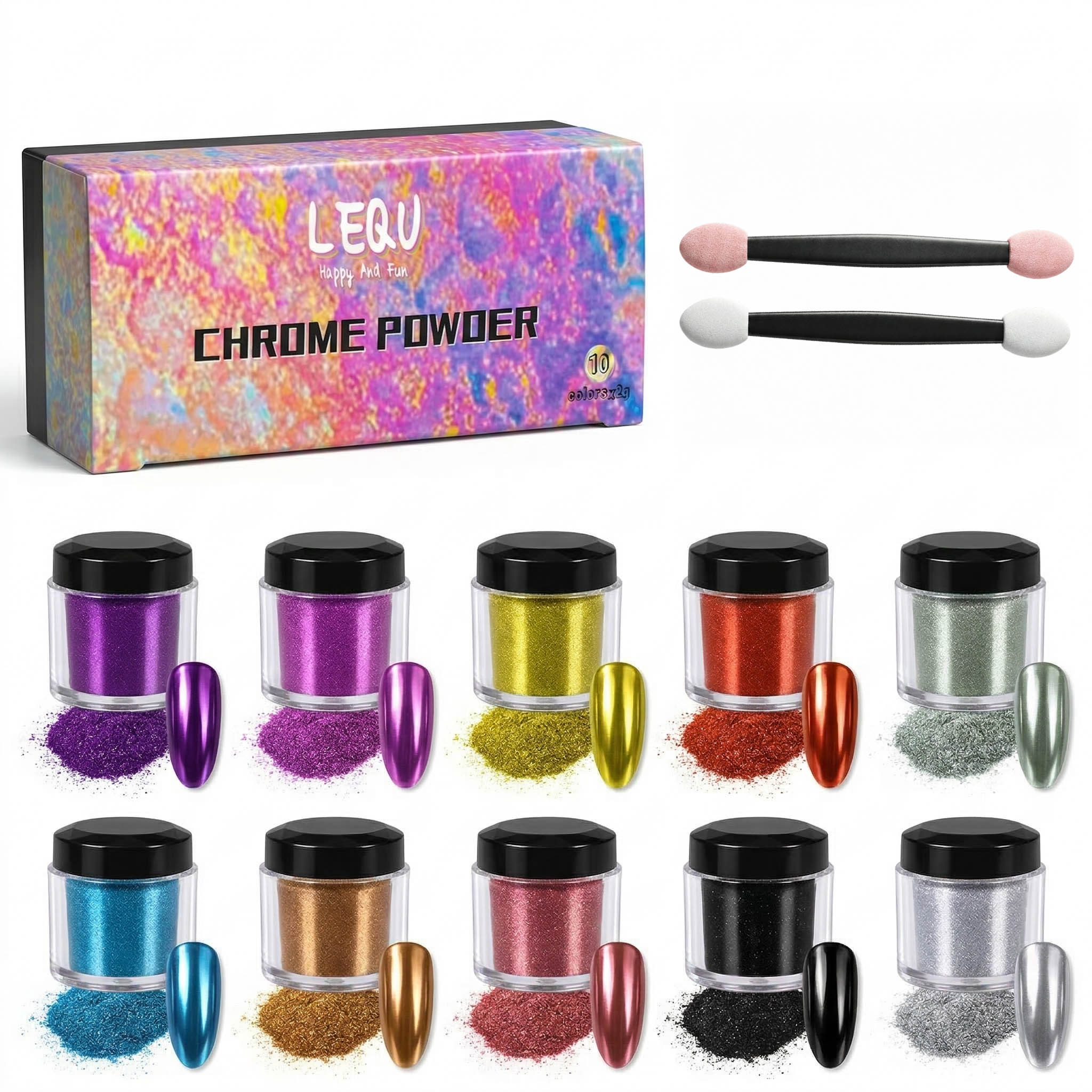 DIY 10-Color Magic Mirror Powd - Resin Art Ring ulasan dan harga