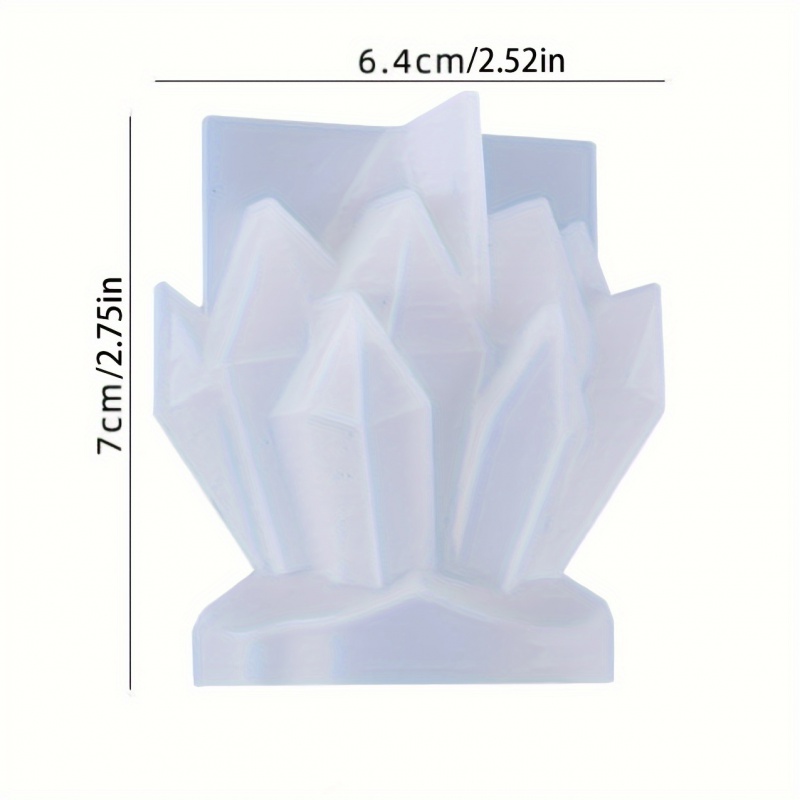 1pcCrystal Cluster Decorative  - Resin Art Mold ulasan dan harga