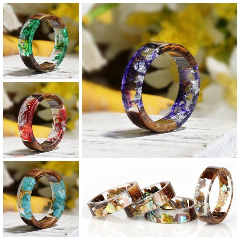 Creative Wooden Resin Ring for - Resin Art Ring ulasan dan harga