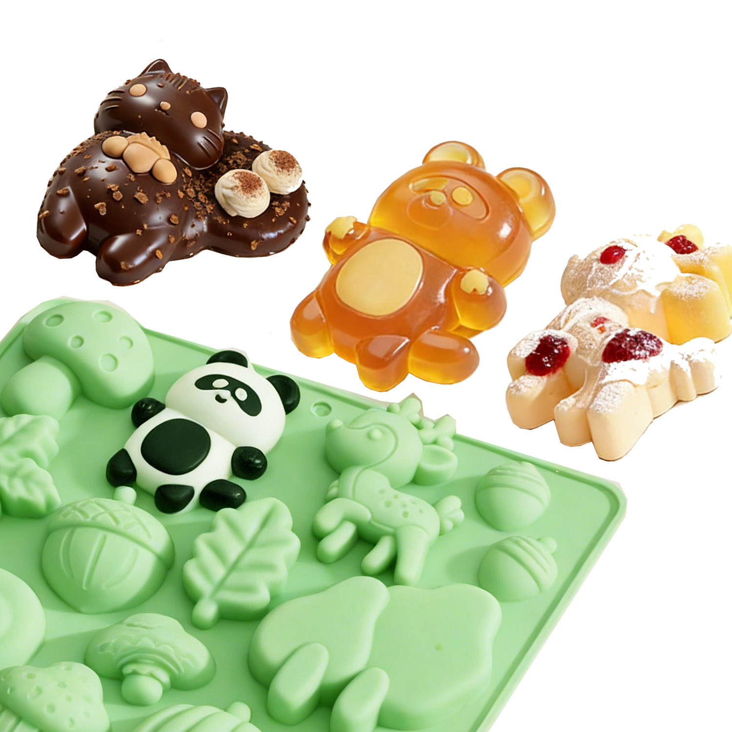 1 Silicone Cake Mold in the Sh - Resin Art Craft ulasan dan harga