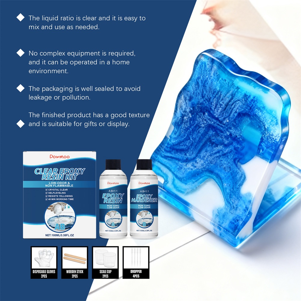 DIY Crystals Clear Epoxys Resi - Resin Art Mold ulasan dan harga