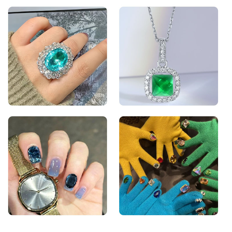 DIY Cube Ring Necklace Bracele - Resin Art Ring ulasan dan harga