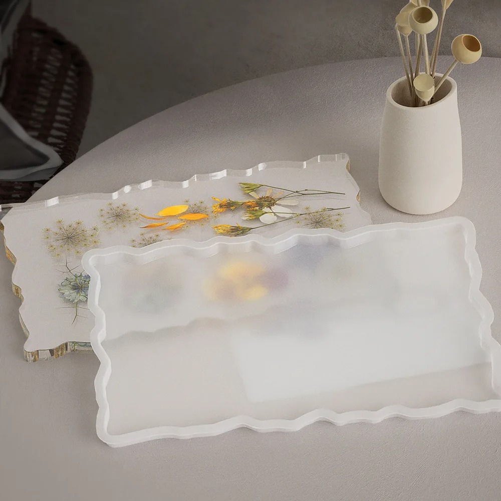 Tray Epoxy Resin Silicone Mold - Resin Art Mold ulasan dan harga