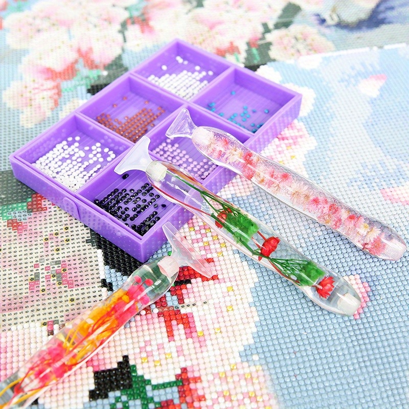 1set Flower Design Resin 5D Di - Resin Art Craft ulasan dan harga